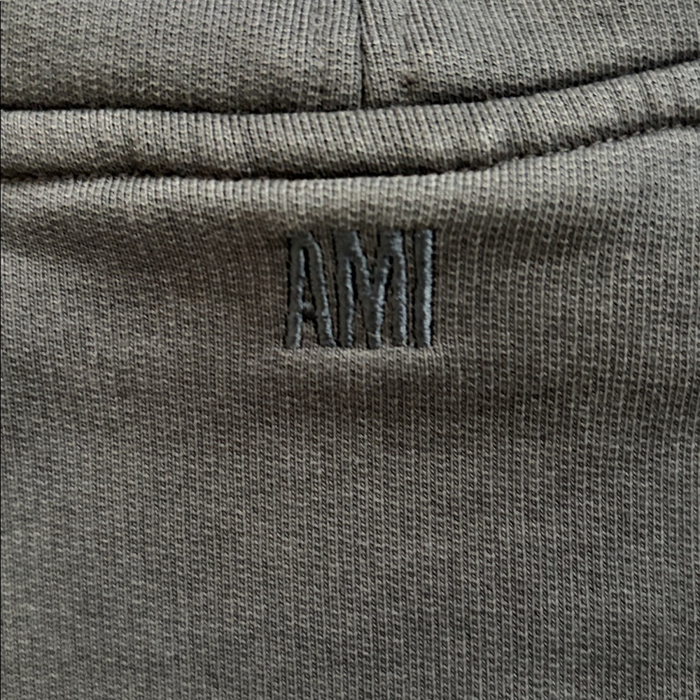 Ami Black Hoodie with Red Heart Logo - Men - Picture 6 of 8